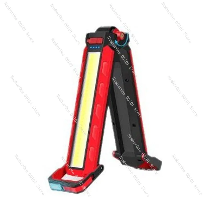 

Уличный рабочий фонарь для обслуживания COB, зарядка через USB, магнитное основание, дисплей уровня заряда батареи, ручной складной фонарик для работы и ремонта