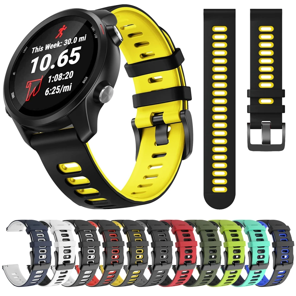 20MM 22MM Silikonarmband für HUAWEI WATCH GT 5 46mm WATCH 5 Pro GT 3 GT2 Pro 46mm Band für Samsung Galaxy Watch 7 6 5 4 40/44mm