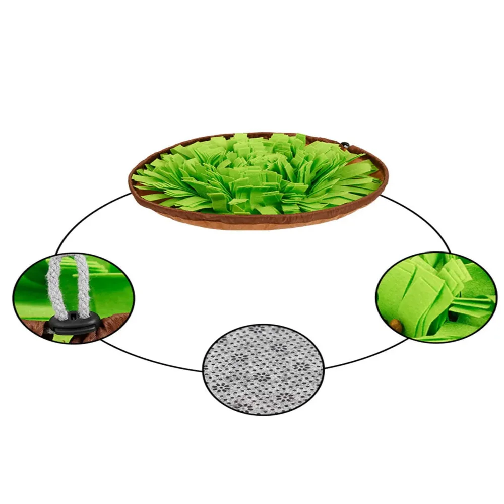 

Cloududa Pet Toys Pet Snuffle Mat For Dogs Nosework Feeding Mat For Training Natural Foraging Skills