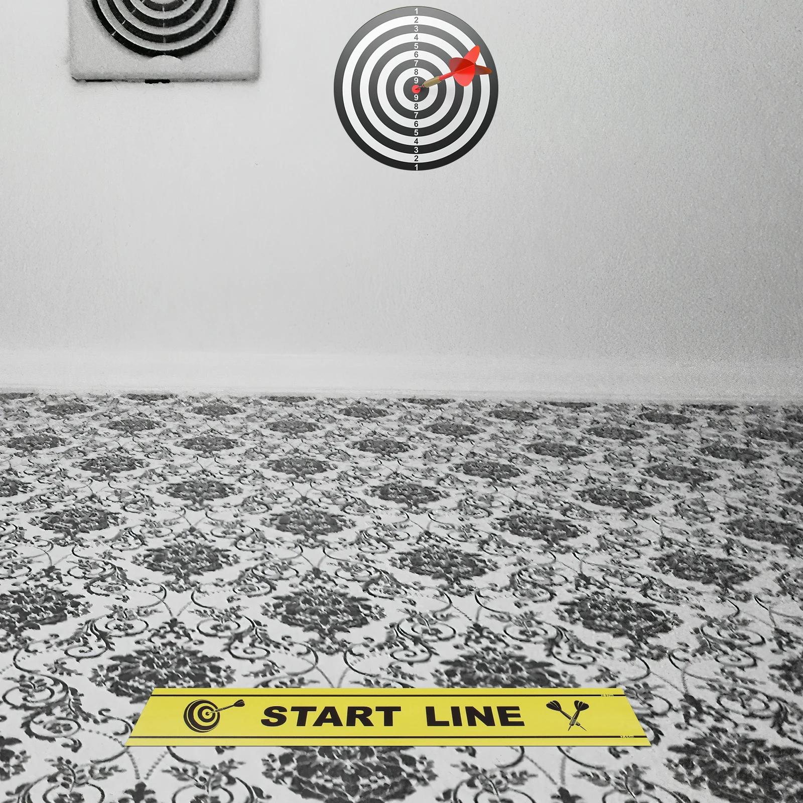 

Dart Line Mark Holder Accessories Floor Sticker Indoor Games Family Pvc