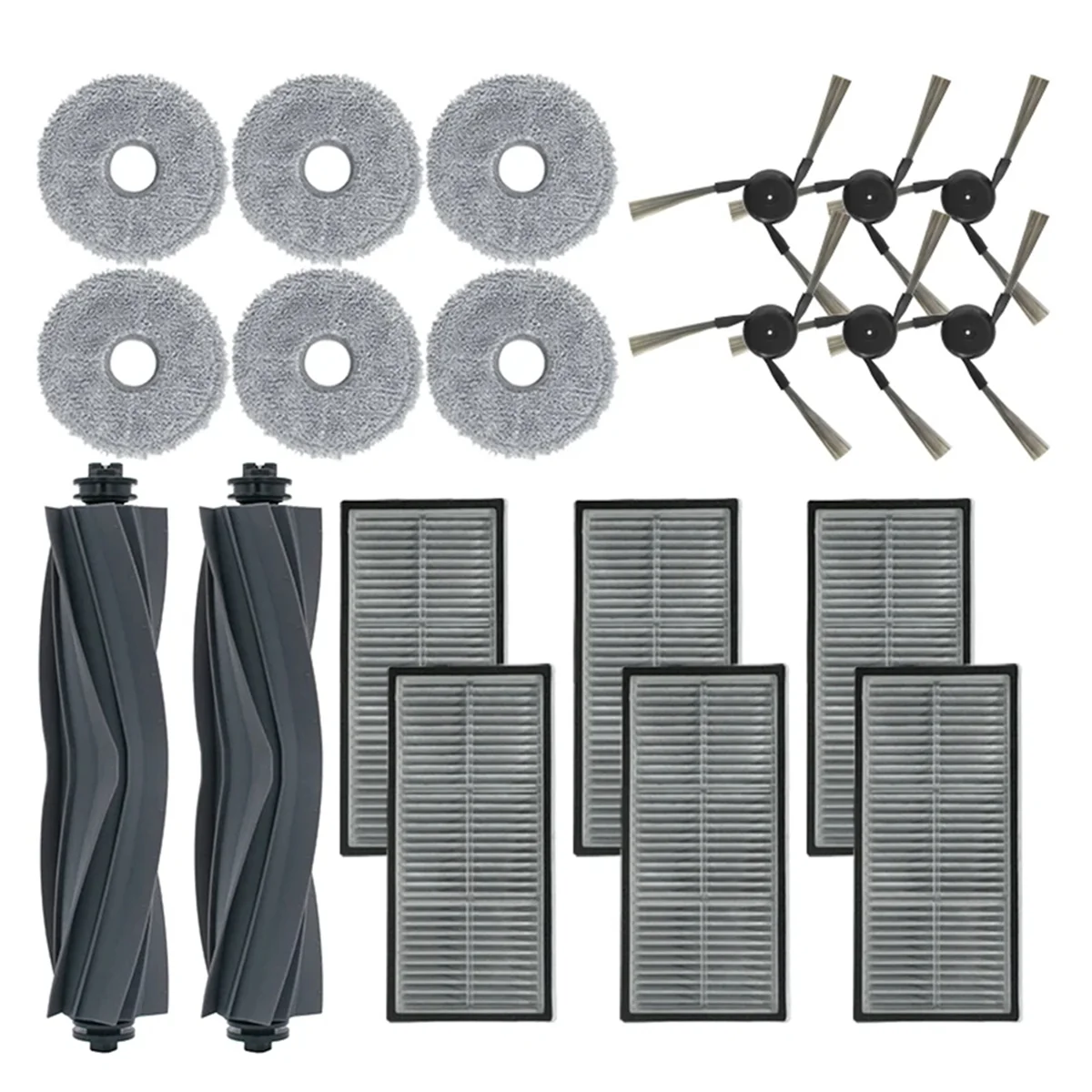 드림 X40 X40 울트라 X40 프로 로봇 진공 청소기용 메인 사이드 브러시 헤파 필터 걸레 천 헝겊 액세서리