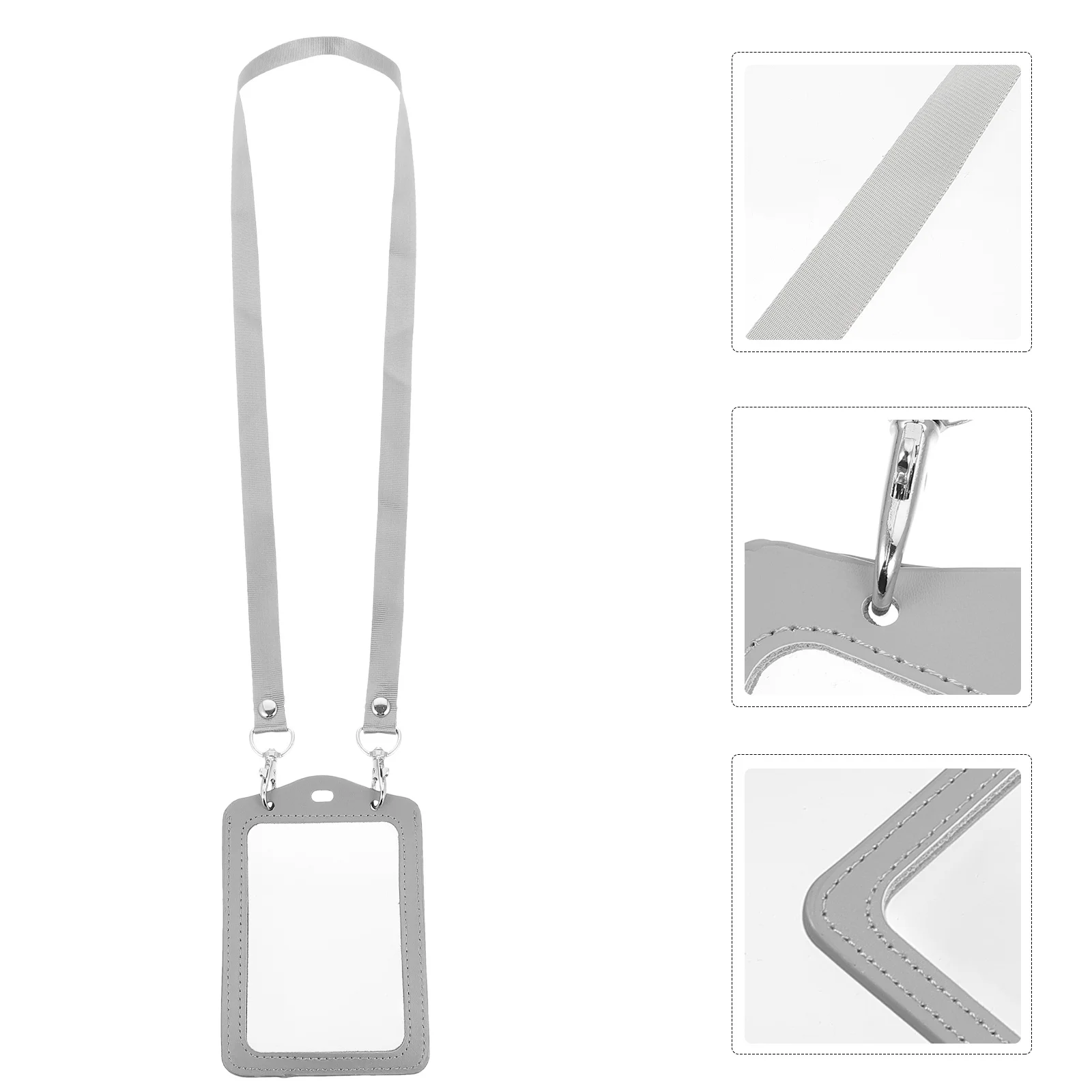 

Waterproof Name Holder Vertical Id Card Cover Work Cards Case Lanyard Dust-Proof Clear Badge Protector Multi-Function