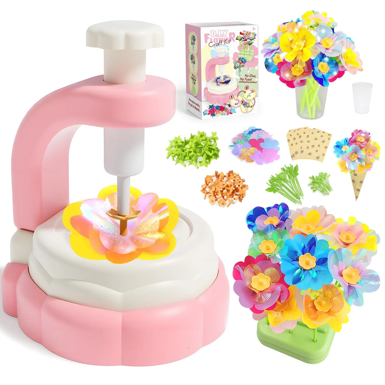 Zestaw do tworzenia bukietów kwiatowych, zabawka edukacyjna, idealny na przyjęcia, zajęcie kreatywne dla dzieci
