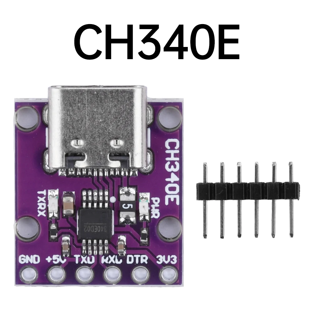 Mini USB to TTL Serial Converter Downloader CH9340C CH340C CH340E Converter TYPE-C Interface for Arduino