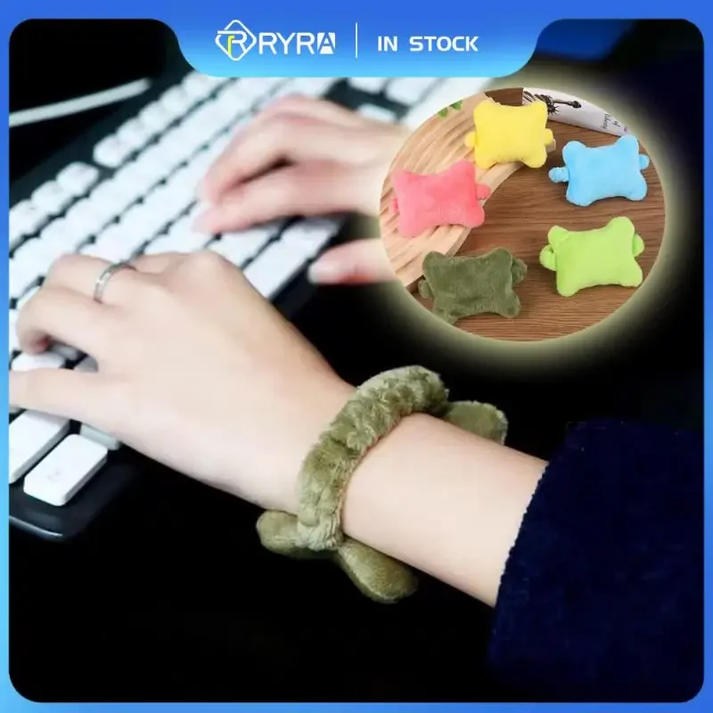 

Мини-коврик RYRA с поддержкой запястья, свободно перемещается, подушка для защиты запястья, Офисная компьютерная клавиатура, коврик для мыши, для ноутбука, компьютерных игр, защита для запястья