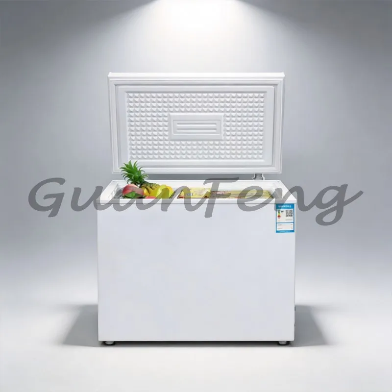 Compact Top‑Open Deep Chest Freezer, 58L 72L Household Energy Saving Freezer With 6‑Speed Temperature Regulation