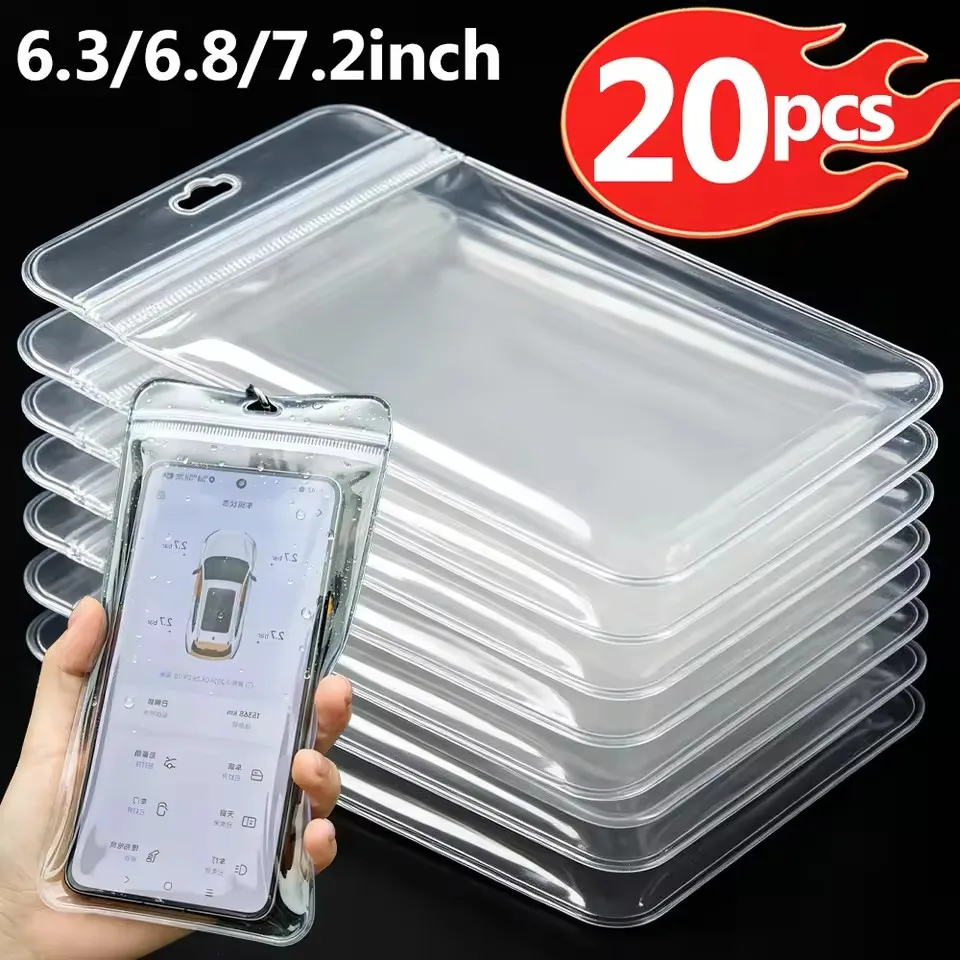 Waterproof Phone Case Transparent Reliable Sealing Underwater Cellphone Covers Protective Pouch Bag for IPhone Samsung Xiaomi