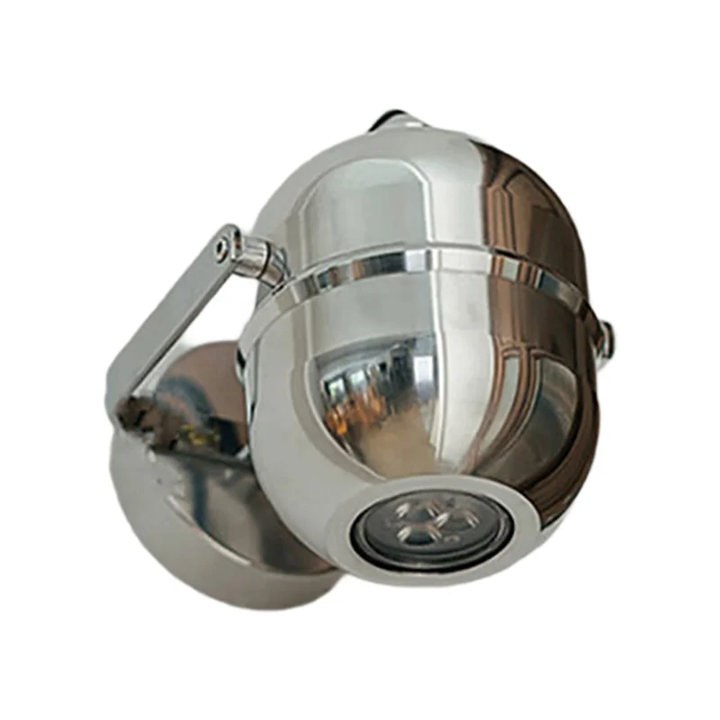 

ABZV-Настенный светильник, хромированный металлический теплый свет, 3000K, светильник для чтения в спальне, вращающийся светильник для ресторана, прохода, бра