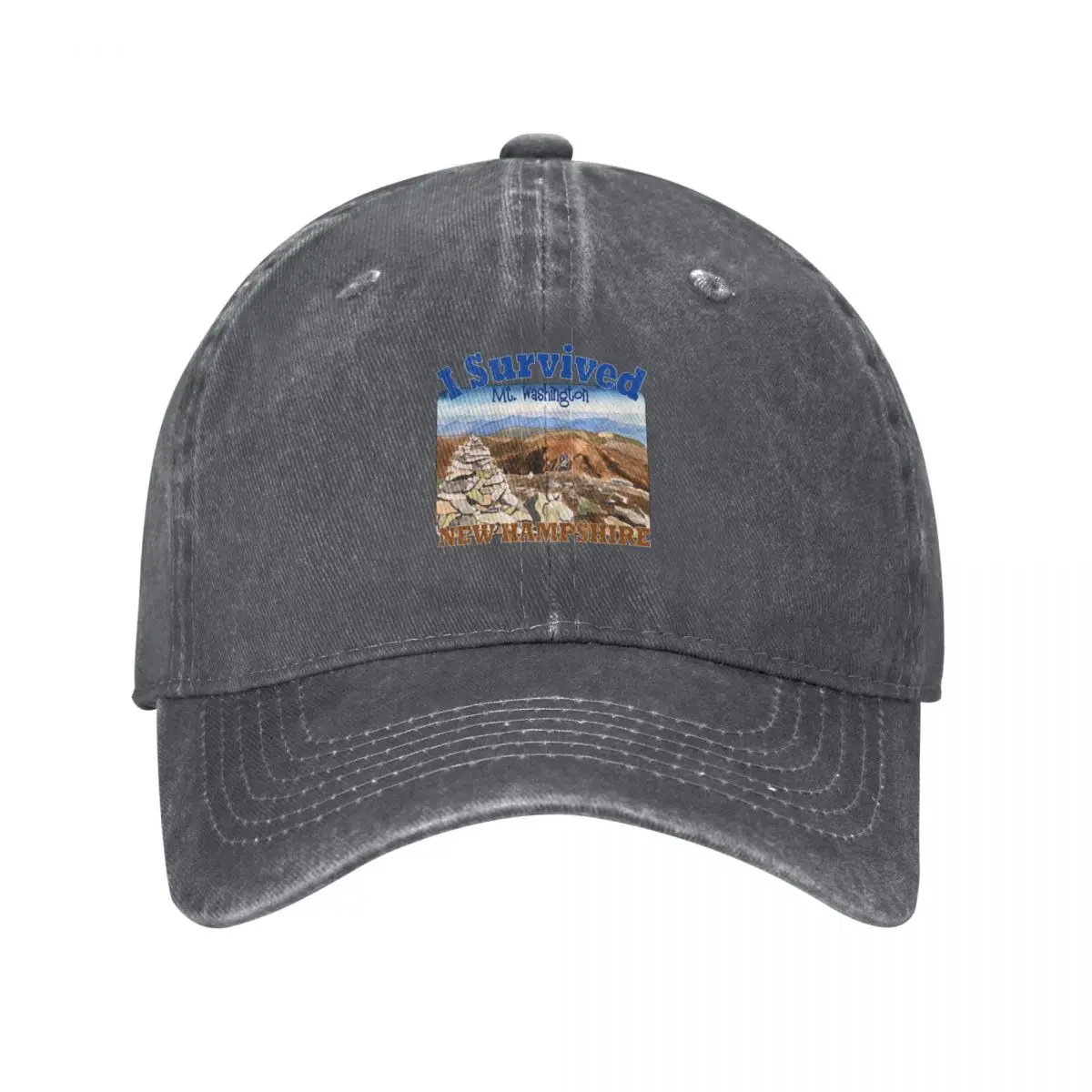 I Survived Mt. Washington, New Hampshire Baseball Cap Beach Bag Golf Hat Anime Women Beach Fashion Men's