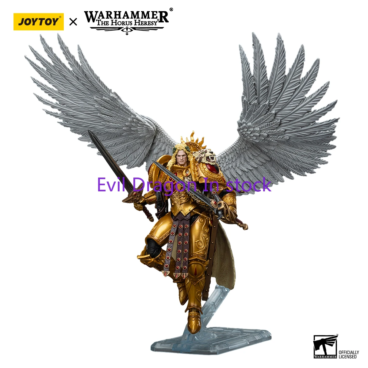 In Stock JOYTOY Warhammer 40k 1/18 Action Figures Anime 18.8cm Blood Angels Sanguinius Primarch of The IXth Legion