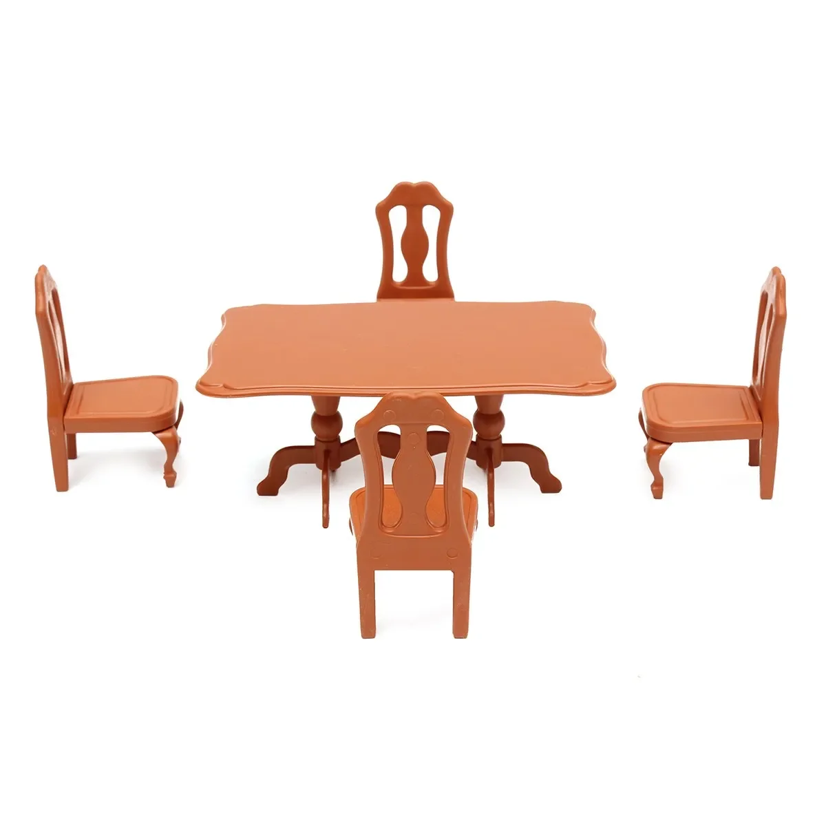 DIY Miniatura Furniture Dining Tables Chairs Sets For Mini Doll House Miniatures Furniture Toys Gifts For Children Adult