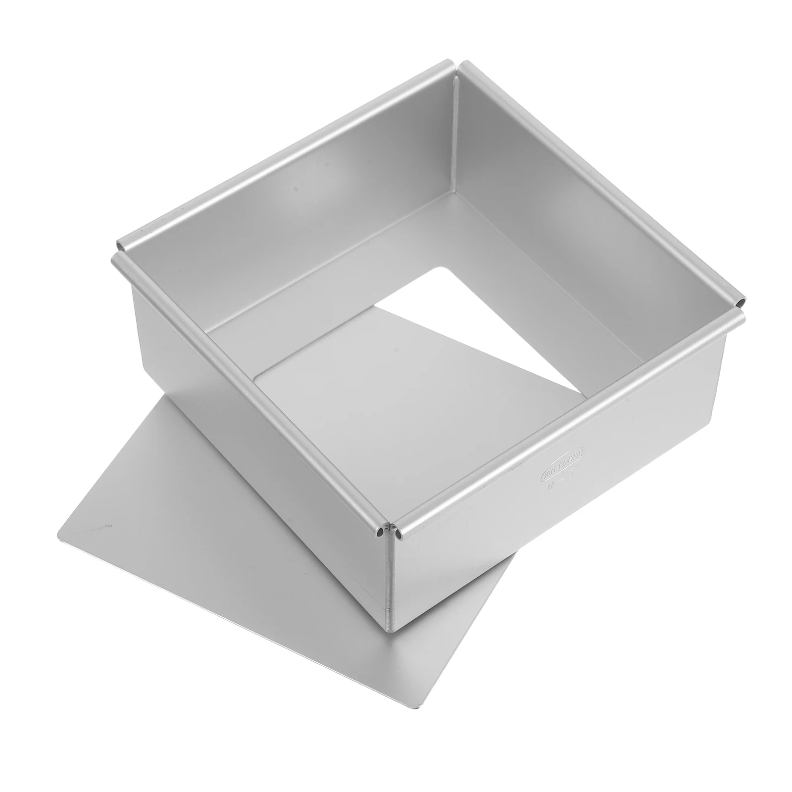 

Square Aluminum Cheesecake Pan 5 Inch Removable Bottom Non Stick Cake Mold for Baking Chiffon Cheese Cake DIY Pastry Projects