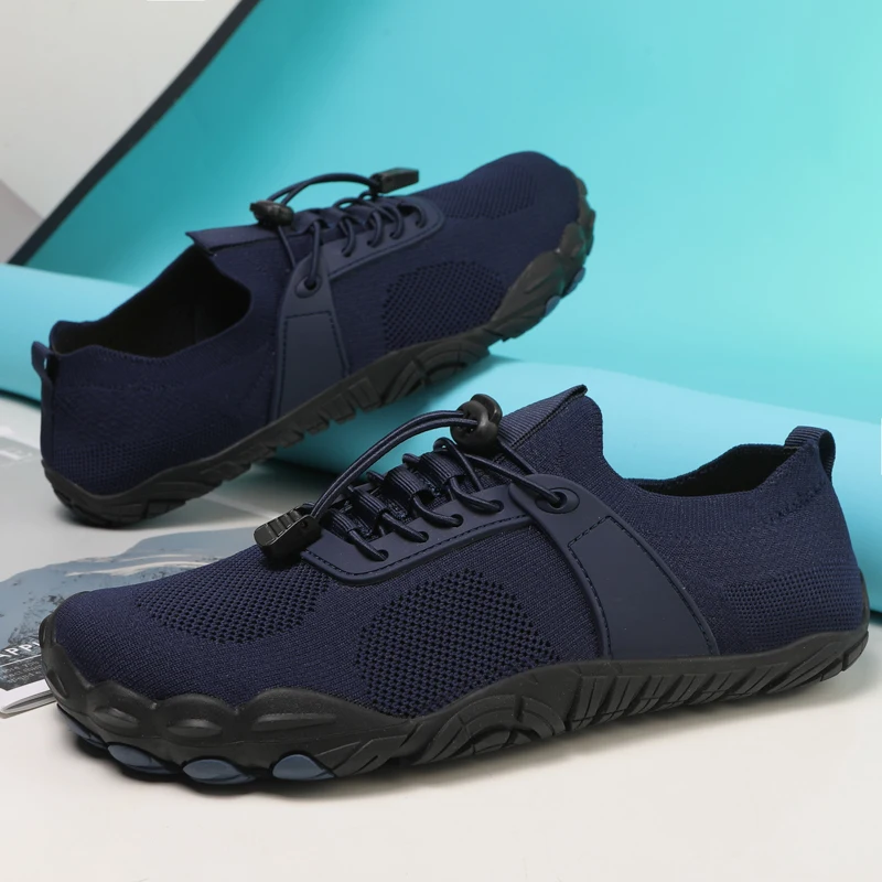 New Unisex Wider Shoes Breathable Mesh Men Barefoot Wide-toed Shoes Brand Flats Soft Zero Drop Sole Wider Toe Sneakes Plus Size