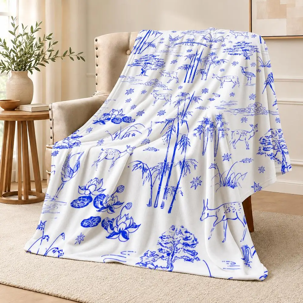 Fashion T-Ted Baker British Designer Throw Soft Flannel Throw Blanket for Couch Bed Sofa Warm Cozy Lightweight All Season