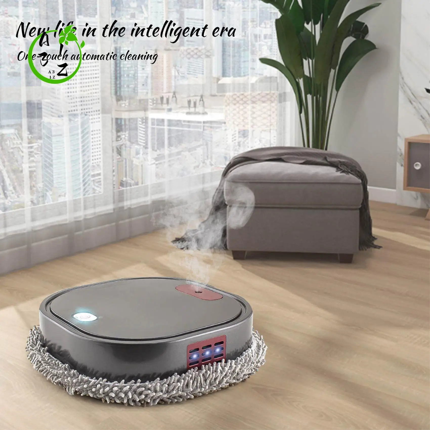 

A31Z-подметальный робот, автоматические электрические швабры для пола, 1500 мАч, мытье полов с распылителем, робот-пылесос для пола