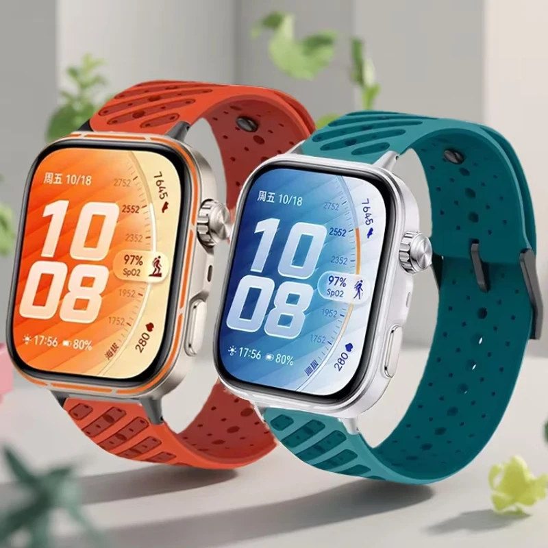 Silicone Sport Strap For Huawei Watch Fit 3 4 5 Colorful Bracelet Wristband For HuaweI Watch FIT5 Pro Fit 4 4Pro Band Correa