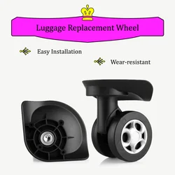 W130 Travel Bag Wheel Password Luggage Roller Replacement Accessories Universal Detachable Wear-Resistant Wheel Repairing Kit