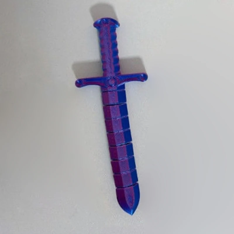 4 ألوان جديدة تشوه السيف سوط عازمة ومشوهة امتدت قفل السيف مرنة الأنشطة المشتركة الضغط لعبة مضحكة #6