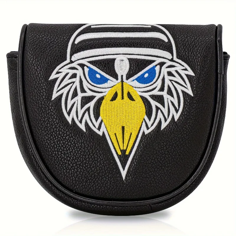 

Чехол для клюшки для гольфа - чехол для головки клюшки с дизайном в виде головы орла, из материала PU, прочный и стильный, защищает клюшку.