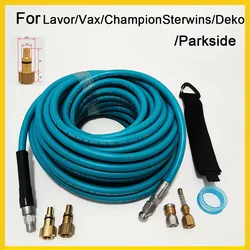 High-Pressure Cleaning Machine Hose Super Flexible Sewer Drain Water Cleaning Hose ForLavor/Vax/ChampionSterwins/Deko /Parkside