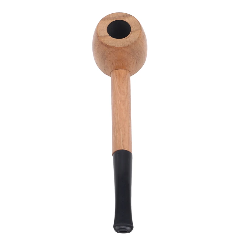 Wooden Smoking Tobacco Pipe Retro Straight Tobacco Filter Pipe Wood Tobacco Pipe Tobacco Smoking Pipe Wooden Pipe Smoking Gift