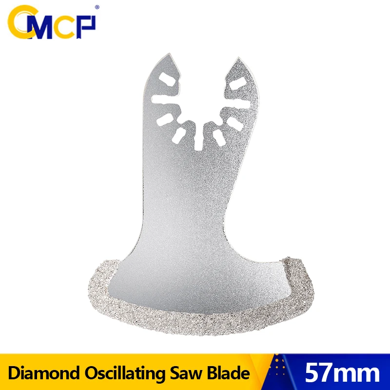 

CMCP 1 шт. осциллирующее пильное полотно 57 мм, алмазное пильное полотно, многофункциональный инструмент для грубой шлифовки, наполнители для резки плитки, керамики