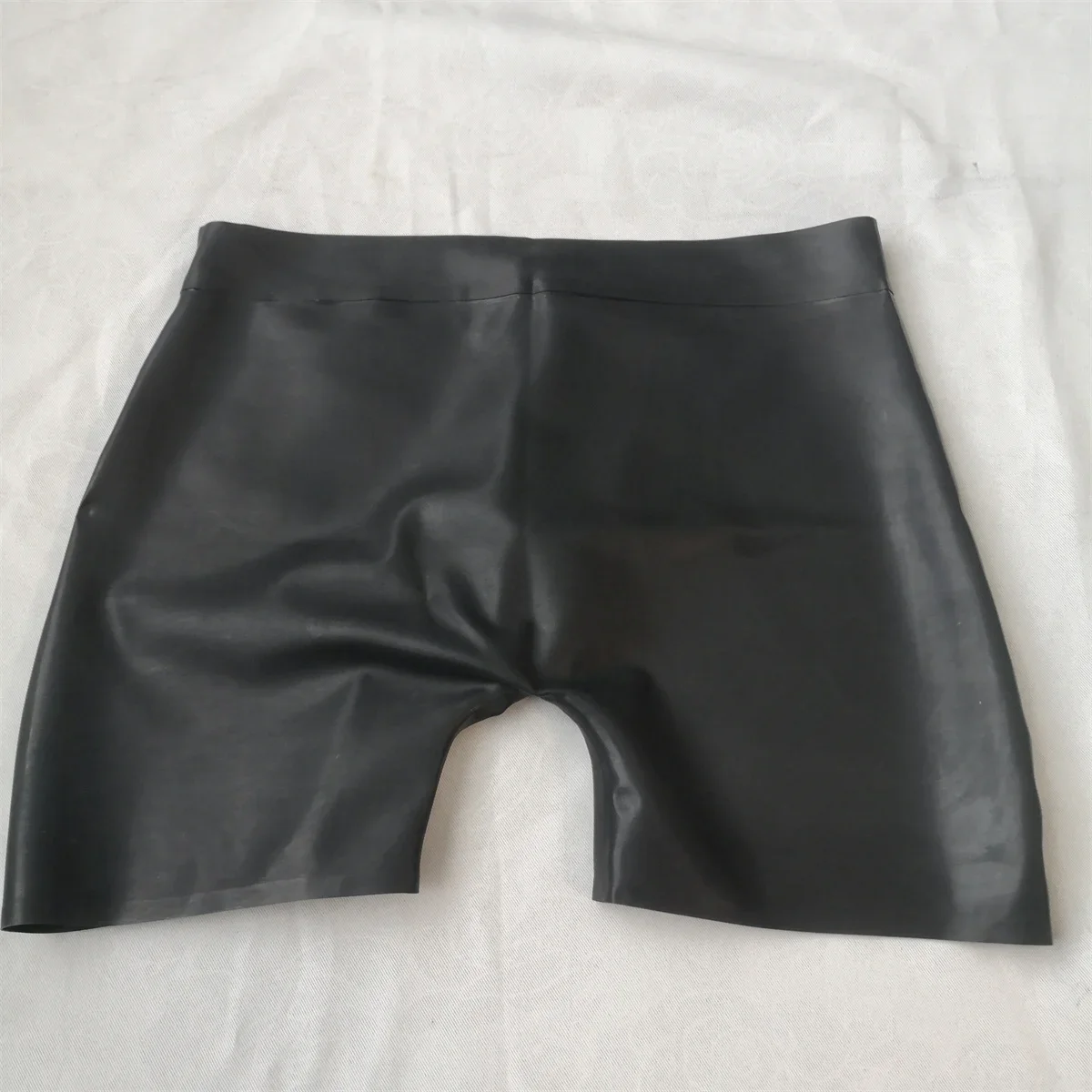 Latex Panties Sexy Men Underwear Fetish Male Short Pants Boxer (No Zip)