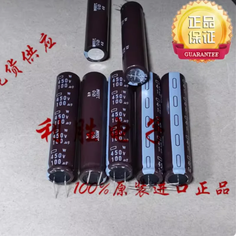 10-100-pecas-capacitor-eletrolitico-japones-black-diamond-100uf-450v-125-60w-7-pinos