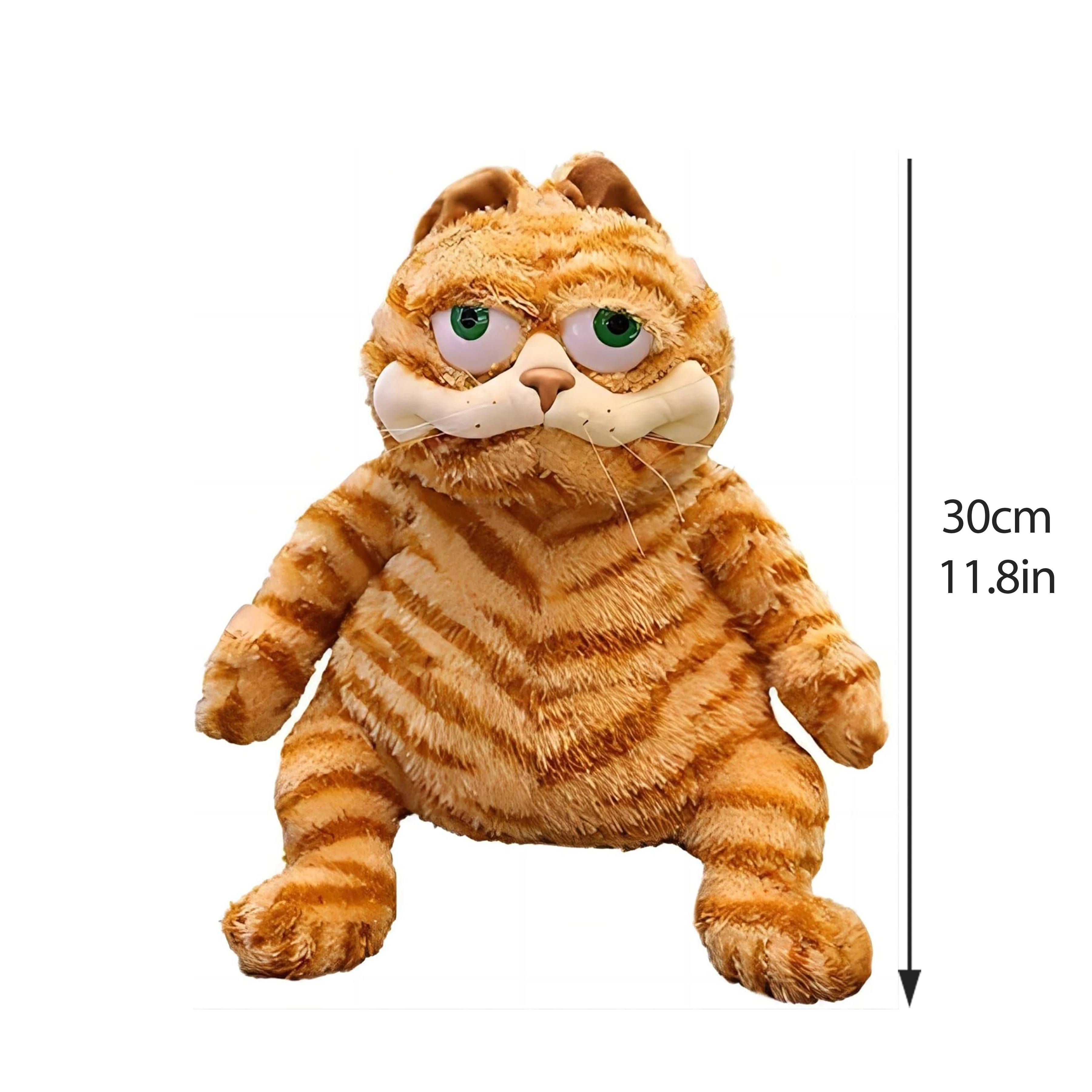 

Cute Chubby Orange Tabby Plush Cat Soft Plush Kawaii Stuffed Animal Fat Cat Plush Toy Room Decoration Birthday Gift Dropshipping