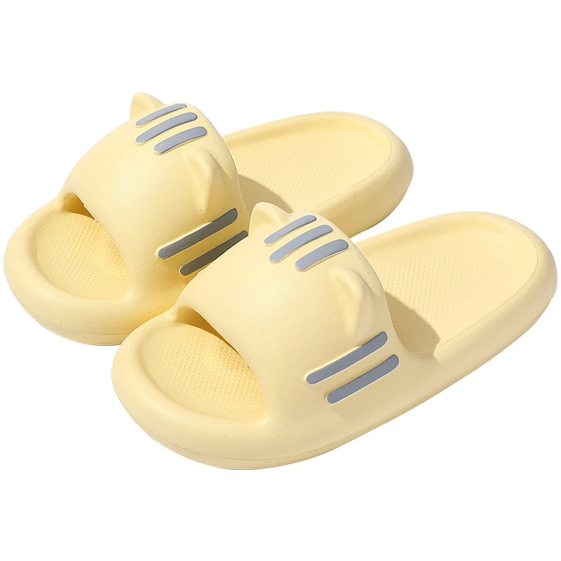 Couple slippers women's indoor home A pair of new non-slip slippers to wear outside 2661