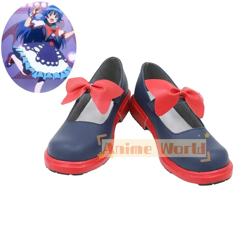 Bienvenue à l'école des démons! Iruma-kun Mairimashita! Iruma-kun Femme Iruma Suzuki Idole mystérieuse Irumi-chan! Chaussures de cosplay
