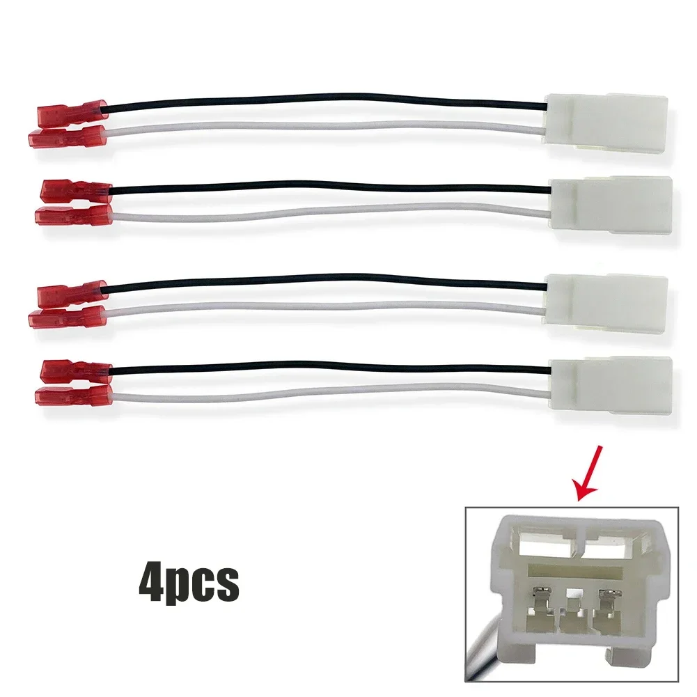 4 pièces haut-parleur adaptateur câblage SFP connecteur SP-6514 72-6514 pour fusible pour Jeep pour Dodge haut-parleur adaptateur câble de câblage