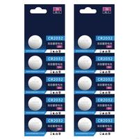 83XB 10pc/5pc CR2032 3V Lithium Battery Coin Cell Batteries for Watches Calculators