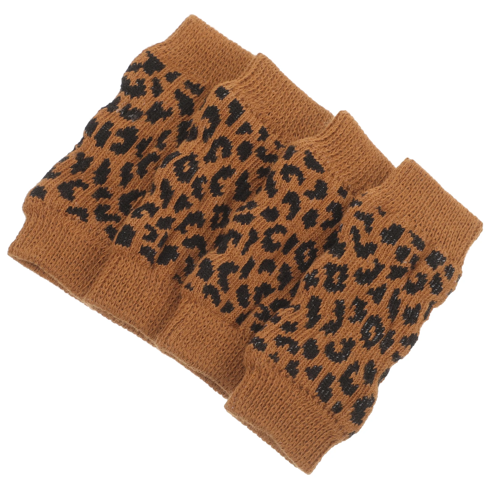 

Dog Stockings Pet Socks Warm Leopard Print Anti Slip Thick Material for Cold Weather Festive Atmosphere Great Gift Idea Dog
