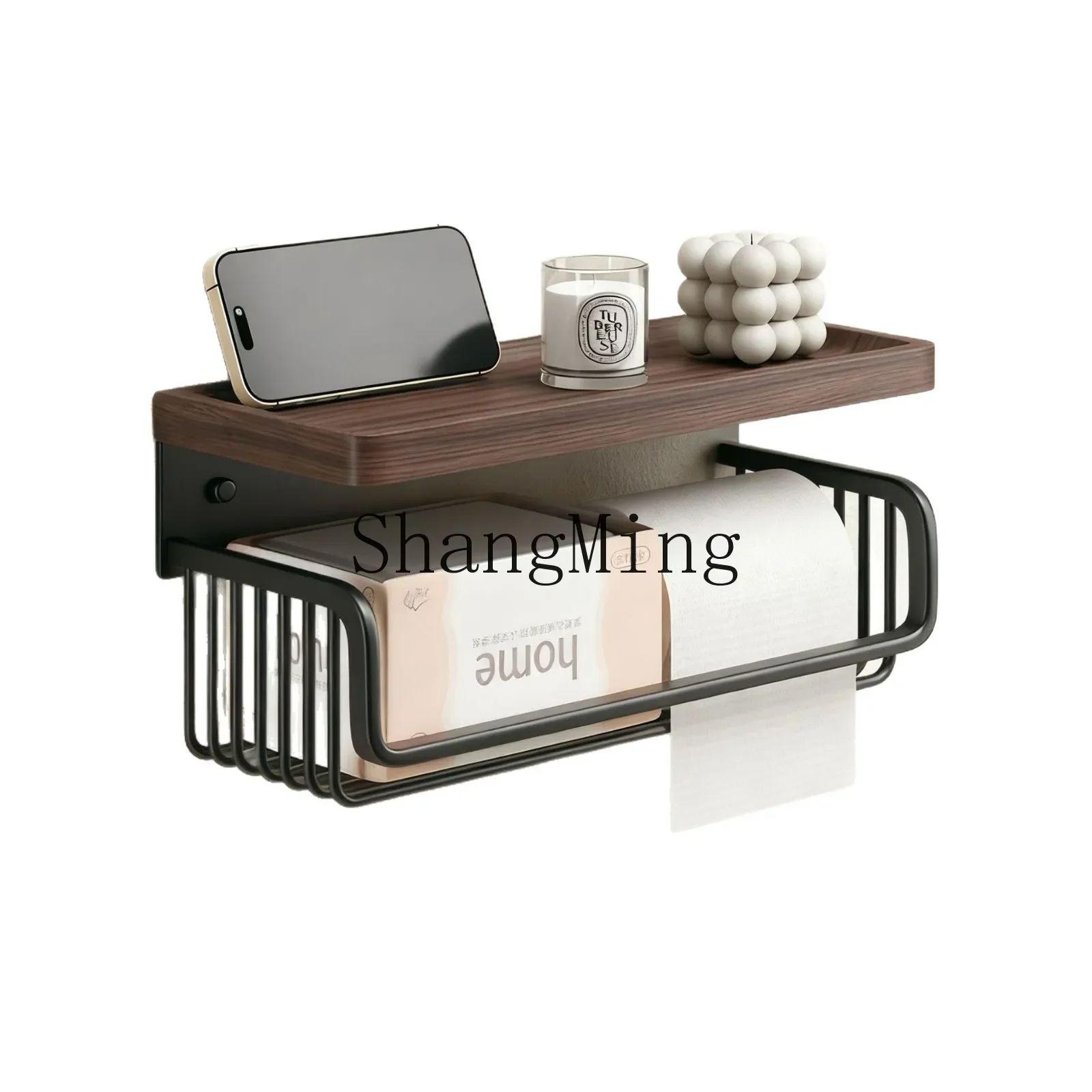 CL toilet tissue box toilet toilet carton non-punching wall-mounted washstand paper roll paper rack