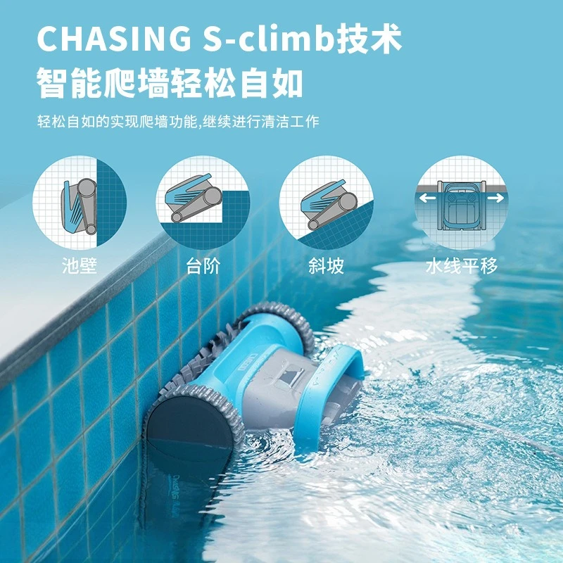 Automatischer Unterwasser-Reinigungsroboter für Schwimmbäder