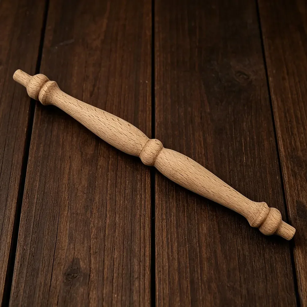 5PCS Corridor Bridge Column Wood Fence Beads Lathe Small Applique Vintage Home Decor Wedding Decoration Accessories Figurines