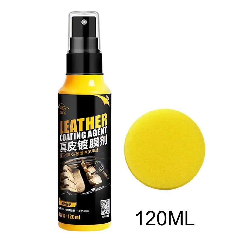 120ml Auto Leather Renovation Agent Car Leather Repair Cream Dashboard Wax Moisturize And Protect Leather Seat For Automobiles