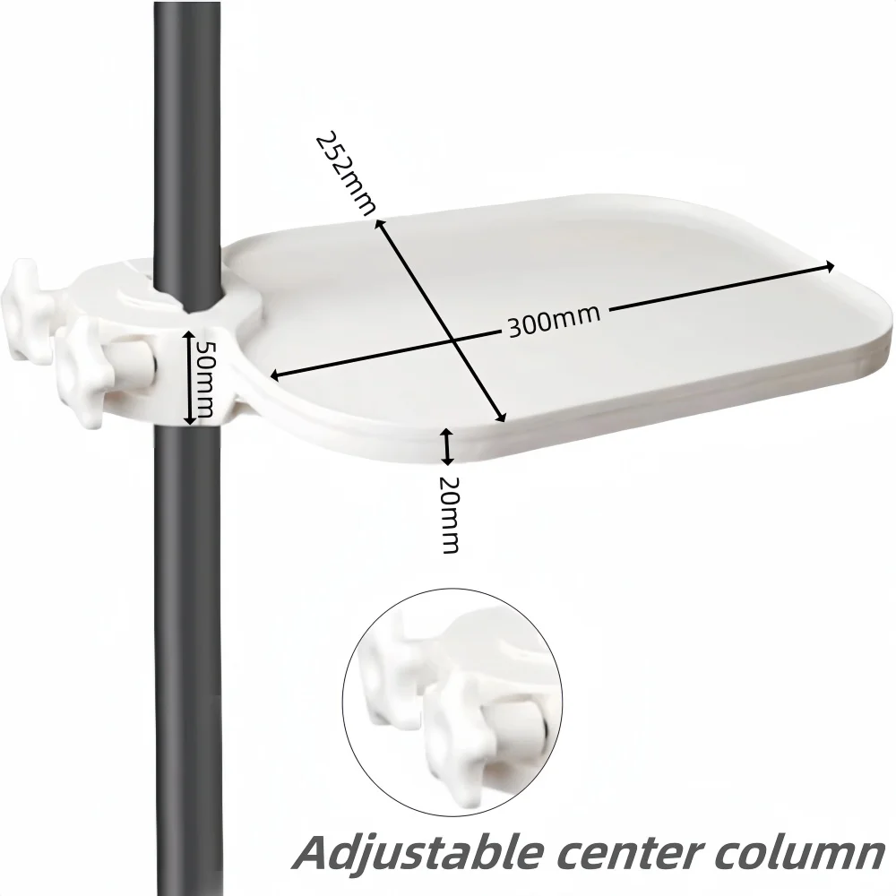 

Держатель лотка для скалера стоматологического кресла - 360° ° Поворотная полка на стойке для организации инструментов и стоматологических аксессуаров