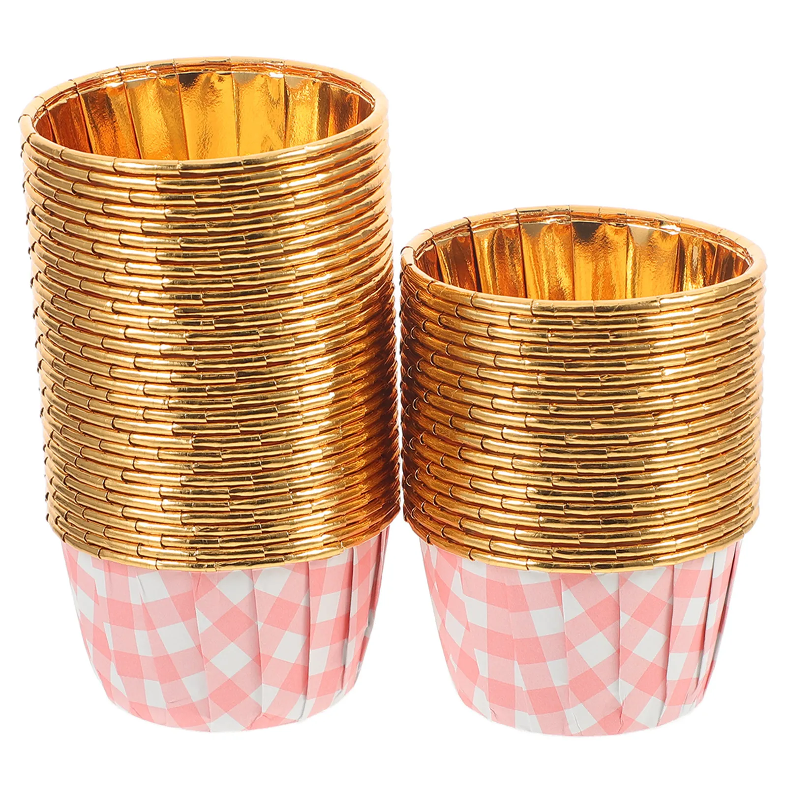 

50 шт. бумажных форм для кексов и маффинов из фольги, для выпечки, для свадеб, дней рождений и праздников