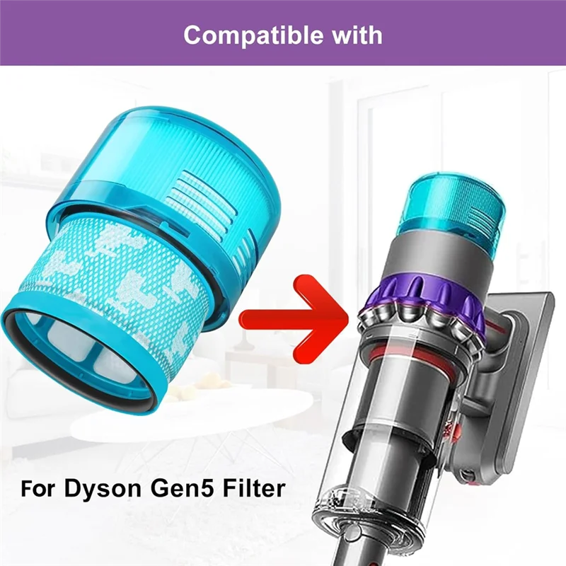 

4 шт. сменный вакуумный фильтр для Dyson Gen5 Detect/Gen5 внешнего размера беспроводной пылесос пост-фильтр