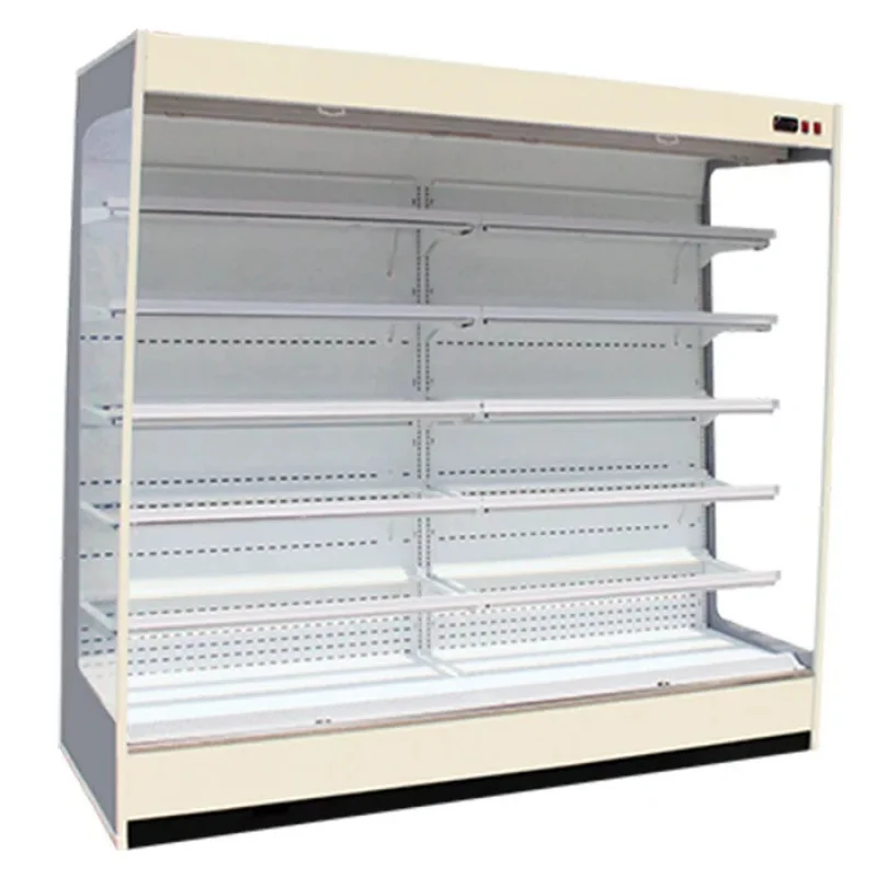 custom.High Quality LED Light Upright Open Drink Display Showcase Supermarket Convenience Cooler Refrigerator
