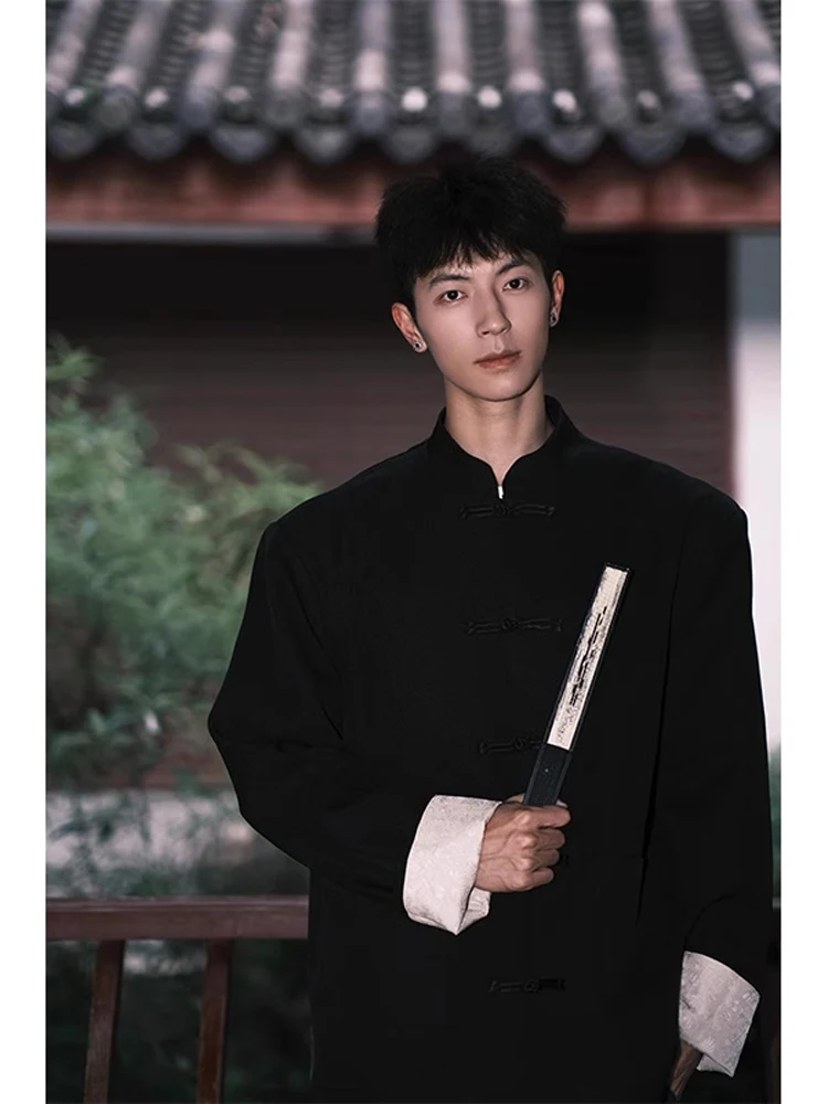 

Новый китайский мужской костюм: модный, элегантный, для молодых пар, для регистрации брака, в комплекте с жилетом, из полиэфирного волокна