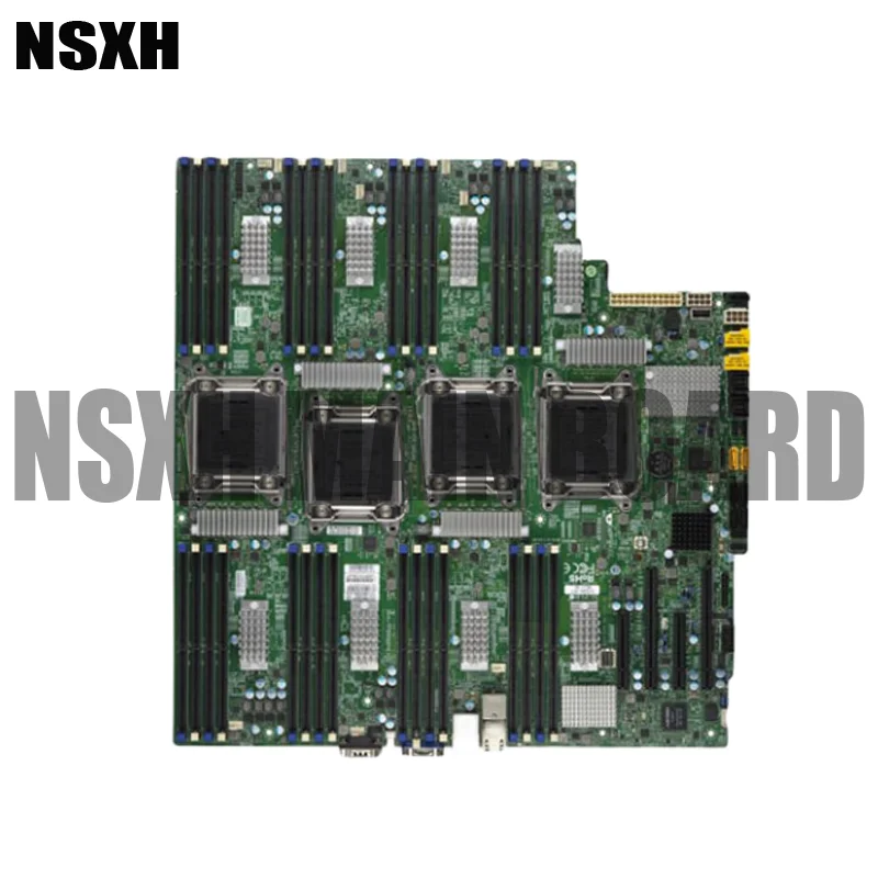 

For Four-way Server Motherboard LGA 2011 C602J Support E7 4800/8800 V3 V4 CPU PCIE-3.0 Perfect Test X10QBL-4