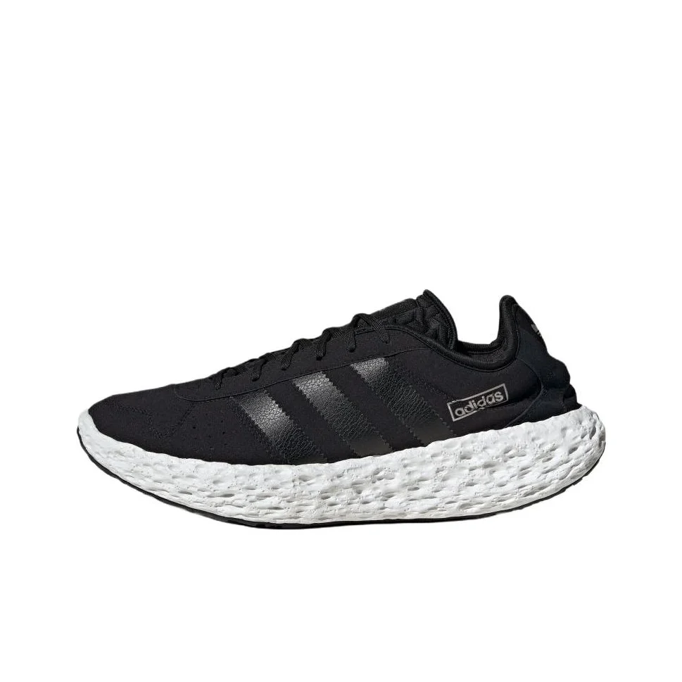 Adidas Originals Zponge Comfortable And Lightweight Low top Casual Running Shoes Unisex Black JQ2547