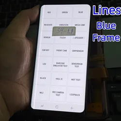 Repair Edge Screen Separete Glass Practice Lcd For Samsung Galaxy S9 G9600 G960F G960A G960U S9 Broken Glass Touch OK DOT + LINE