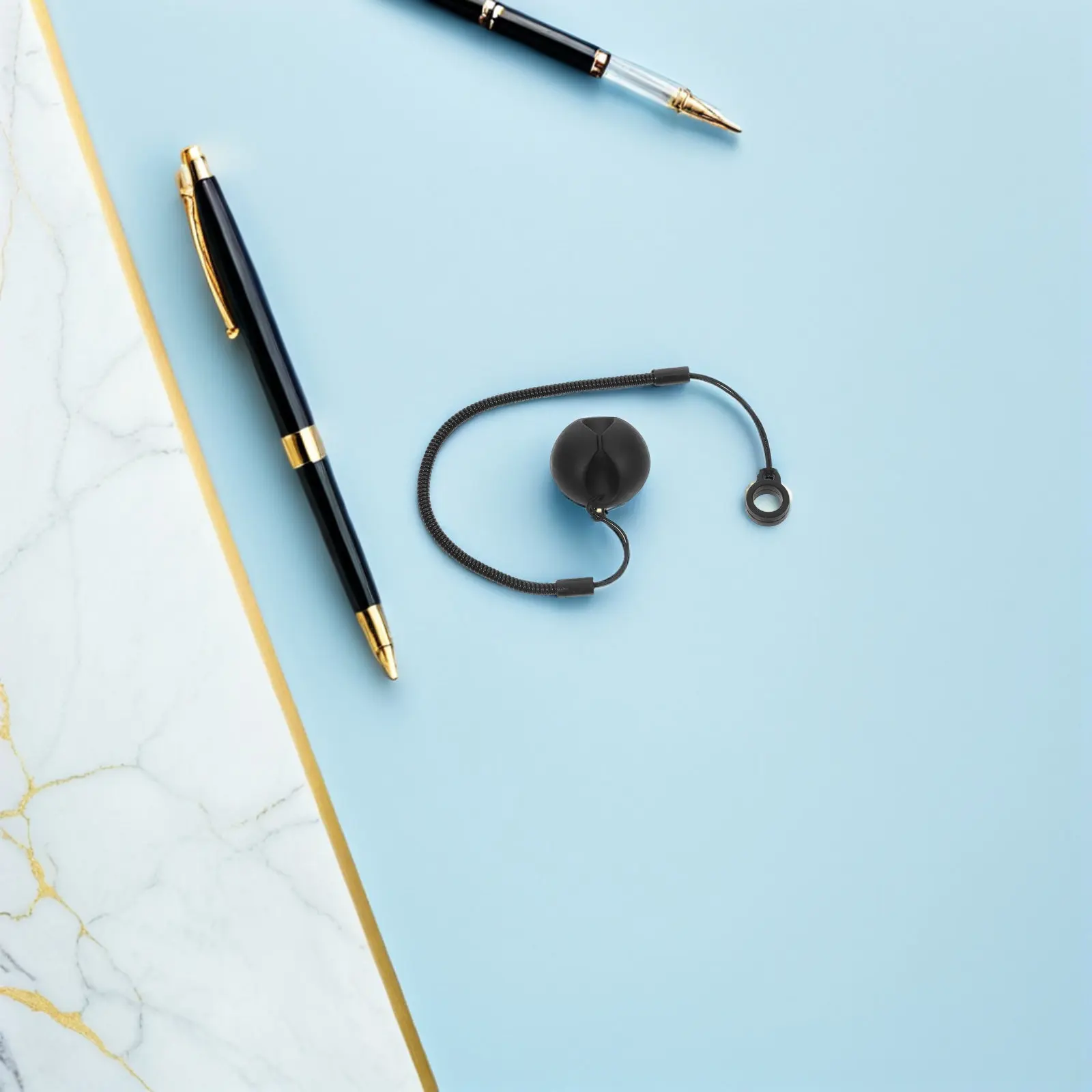 

Набор из 8 держателей для стилусов с выдвижным ремешком-шнурком для планшетов, сенсорных экранов, POS-терминалов, клипбордов, черный