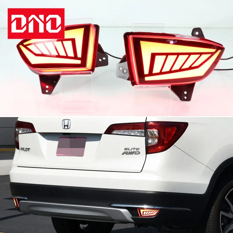 

Автомобильные светодиодные DRL 12 В дневные фонари для Honda Pilot 2019 2020 2021 желтый указатель поворота дневные ходовые фары авто дальние фары противотуманные фары