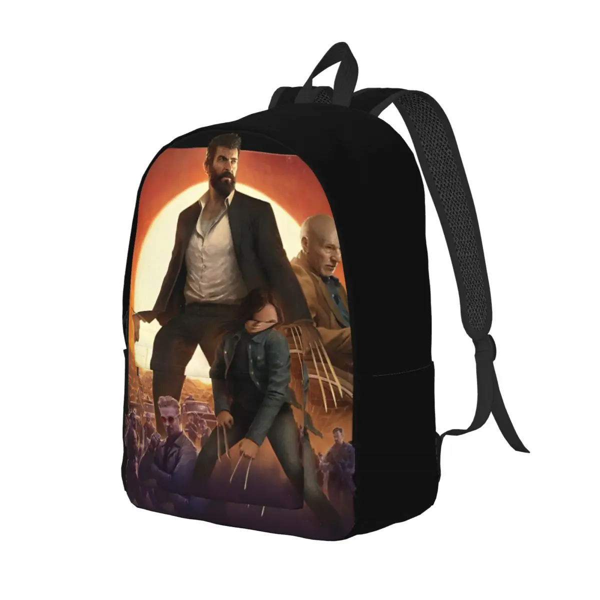 Logan Movie Book Pack Deadpool And Wolverine Girl Boy Snack Storage Weekend Picnic Birthday Zipper Closure Laptop Bag