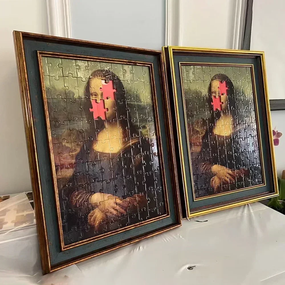 Mona Lisa 2 by Sagiv Levy Magic Tricks Smile Puzzle Photo Frame Magician Stage Gimmicks Props Mentalism Deluxe Card Magia